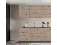 Kuchynská linka Asti 200 - dub artisan / grafit