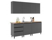 Kuchynská linka Asti 200 - grafit