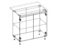 Kuchynská linka Asti 200 - grafit