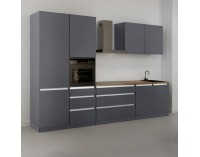 Kuchynská linka Asti 330 - antracit matná / antracit