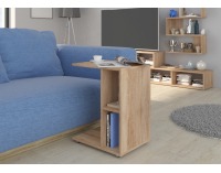 Príručný stolík na kolieskach Atos - sonoma svetlá