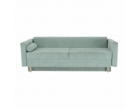 Rozkladacia pohovka s úložným priestorom Aurelia - mentolová (Queens)