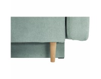 Rozkladacia pohovka s úložným priestorom Aurelia - mentolová (Queens)