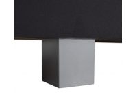 Čalúnená jednolôžková posteľ (váľanda) Auria Uni - sivá