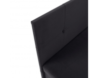 Čalúnená jednolôžková posteľ (váľanda) Auria Uni - sivá