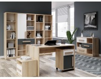 Písací stôl Aurin D - pieskový artisan