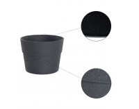 Plastový kvetináč Auson Typ 2 - grafit
