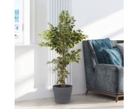 Plastový kvetináč Auson Typ 2 - grafit