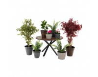 Plastový kvetináč Auson Typ 2 - grafit