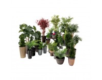 Plastový kvetináč Auson Typ 2 - grafit