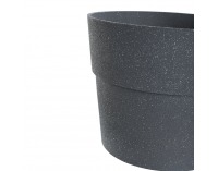 Plastový kvetináč Auson Typ 2 - grafit