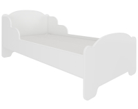 Detská posteľ s matracom Avila 80x160 cm - biela