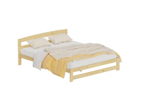 Drevená posteľ s roštom Azra 160x200 cm - prírodná