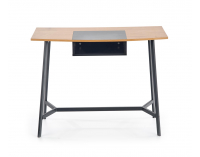 Písací stolík B-41 - dub zlatý / čierna