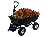 Záhradný vyklápací vozík Babar - čierna