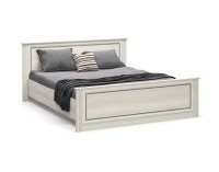 Manželská posteľ s roštom Bacopa LB-160 160x200 cm - jaseň biely