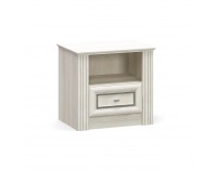 Nočný stolík (2 ks) Bacopa N - jaseň biely