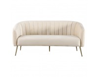 Trojsedačka Bagy - béžová (Velvet) / zlatá