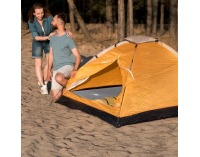 Samonafukovacia turistická karimatka Bailon - sivá