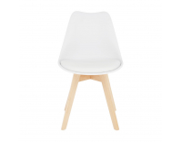 Jedálenská stolička Bali 2 New - biela / buk