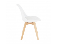 Jedálenská stolička Bali 2 New - biela / buk