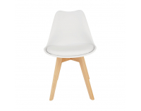 Jedálenská stolička Bali 2 New - biela / buk