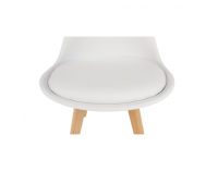 Jedálenská stolička Bali 2 New - biela / buk