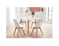 Jedálenská stolička Bali 2 New - biela / buk