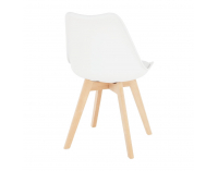 Jedálenská stolička Bali 2 New - biela / buk