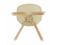 Jedálenská stolička Bali 2 New - cappuccino vanilková / buk