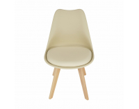 Jedálenská stolička Bali 2 New - cappuccino vanilková / buk