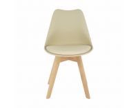 Jedálenská stolička Bali 2 New - cappuccino vanilková / buk