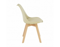 Jedálenská stolička Bali 2 New - cappuccino vanilková / buk