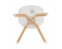 Jedálenská stolička Bali 3 New - biela / buk