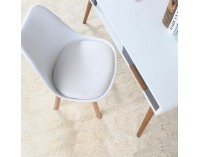 Jedálenská stolička Bali 3 New - biela / buk