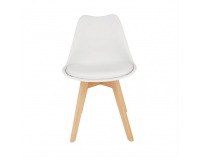 Jedálenská stolička Bali 3 New - biela / buk