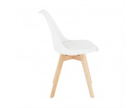 Jedálenská stolička Bali 3 New - biela / buk