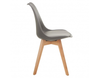 Jedálenská stolička Bali 3 New - sivohnedá / buk