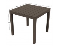 Záhradný stôl Balio - antracit