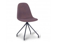 Jedálenská stolička Balram - hnedá / čierna