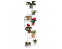 Kovový stojan na kvety Bamir Typ 2 - biela