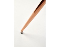 Jedálenský stôl Barcano - sivý mramor / zlatá