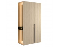 Dvojdverová šatníková skriňa Barcelone 2D - dub barista