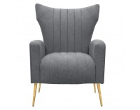 Relaxačné kreslo Baret - sivá