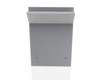 Detský policový regál Barnie - biela / sivá