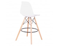 Barová stolička (6 ks) Carbry 2 New - biela / buk