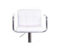 Barová stolička Leora 2 New - biela / chróm
