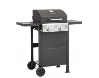 Záhradný plynový gril Baster G2 - čierna / chróm