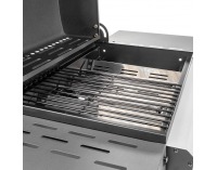 Záhradný plynový gril Baster G3 - čierna / chróm