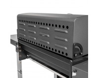 Záhradný plynový gril Baster G3 - čierna / chróm